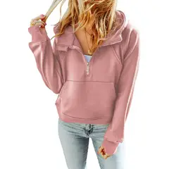 TIOZONEY - Polerón con capucha para mujer