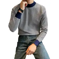 TIOZONEY - Camisa de punto polo para hombres