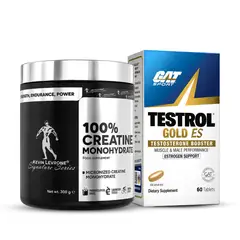 GAT - Testrol Gold 60 Tabletas Booster T - Sport + Creatina Kevin Levrone 300 G