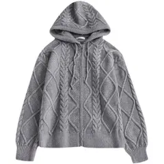 TIOZONEY - Chaqueta de suéter de lana para hombres