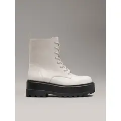 CALVIN KLEIN - BOTIN FLATFORM HIGH LACE UP MG DL CK
