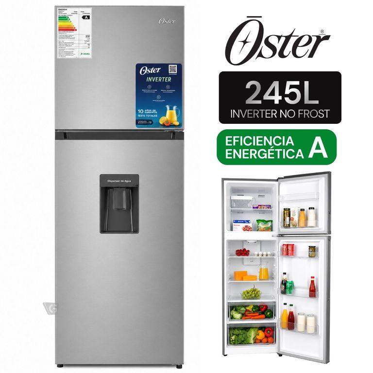Refrigeradora 245L Inverter No Frost - OS-PNFH2902VD