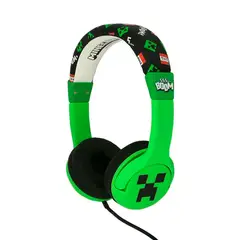 MINECRAFT - AUDIFONOS GAMER PARA NIÑOS CON CABLE