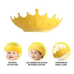 OEM - GORRO BAÑO DUCHA BEBE- NIÑOS PROTECCIÓN DE OJOS UNISEX