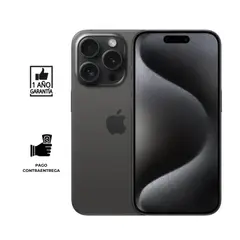 APPLE - IPhone 15 Pro Max Reacondicionado (ESIM) 256gb I Grado A I color: Negro