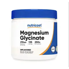 Nutricost - Glicinato de Magnesio 250 grs