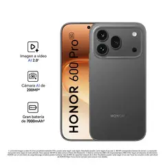 HONOR - 600 Pro 12GB+512GB - Black