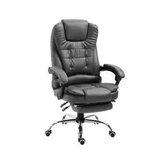 VENSO - Sillón De Oficina Giratoria Ergonómica Presidencial RTA-UT-C418C Negro