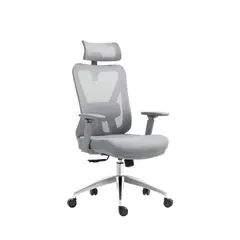 VENSO - Silla De Oficina Giratoria Ergonómica Presidencial RTA-C4227G Gris