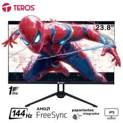 Teros - Monitor Gamer TE-2417S 24 IPS Full HD 144Hz 1ms FreeSync HDMI DP con Parlantes.