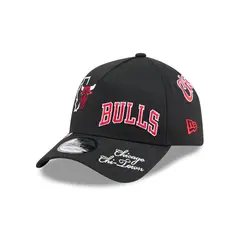 New Era - Gorra Chicago Bulls NBA All Over Black 9FORTY A-Frame