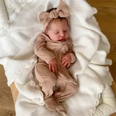TIOZONEY - Muñeca bebe reborn vinilo de silicona juguetes para 48cm