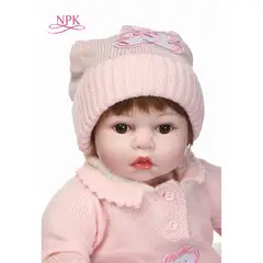TIOZONEY - Muñeca bebe reborn vinilo de silicona juguetes