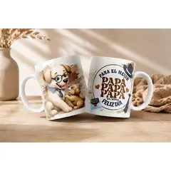 GENERICO - TAZA PERSONALIZADA DIA DEL PADRE, REGALO PERSONALIZADO POR DIA DEL HOMBRE