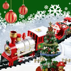 TIOZONEY - Clásico tren navideño de música eléctrica