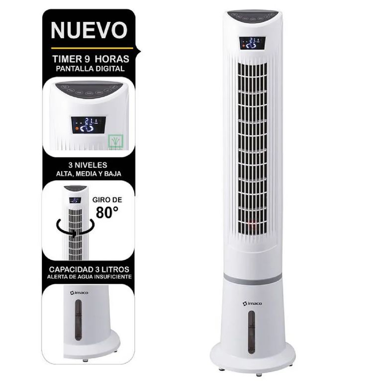 Enfriador de Aire Digital IYS5535 de 58W - Blanco