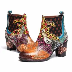 TIOZONEY - Botin De Mujer Moda