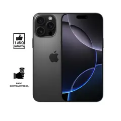 APPLE - IPhone 16 Pro Max Reacondicionado 256gb I Grado B I color: Titanio Negro