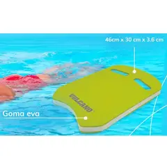 VULCANO - Tabla de natacion color verde