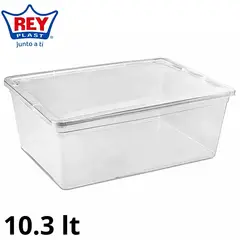 Rey Plast - Caja Modubox 10.3 Lt Transparente - ReyPlast
