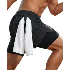 ALPHA FIT - Short deportivo Hombre Correr - Ropa deportiva Gym - Alphafit
