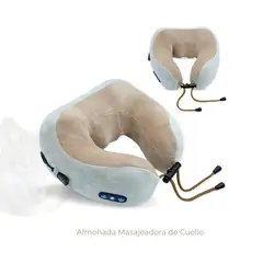 OEM - Almohada de Viaje con Masajeador Cervical en Forma U