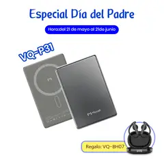 MICCELL - Power Bank Magnético 5000mAh PD20W de Aluminio Ultrafino con Carga Rápida para Celular