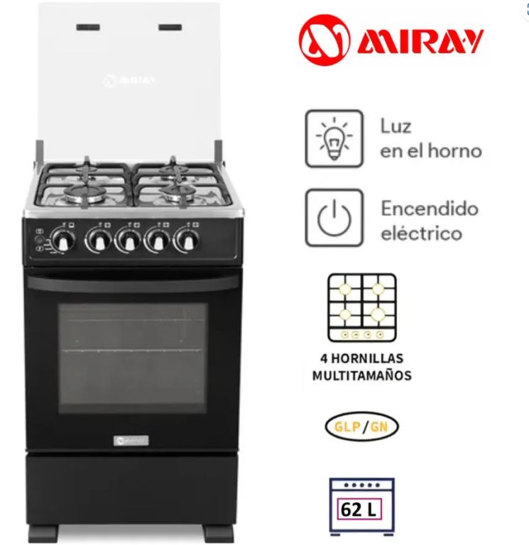Cocina a Gas ONIX PLUS GLP 4 Hornillas (Disponible a GLP)