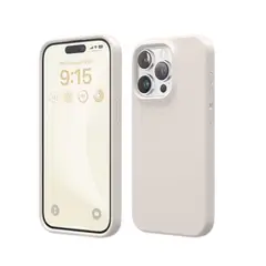 GENERICO - Elago Silicone Case para iPhone 15 Pro (Stone)
