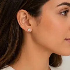 ELAHIA JOYERIA - ARETES ROSETA GOLDEN
