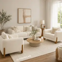 ALTO HOGAR - Juego de Sala Amarantha 3 1 1 - Tapiz Antifluido