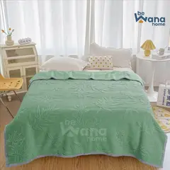CASATEX - Mantas Lana con Carnero Sherpa 2 Plazas Green