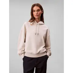 CALVIN KLEIN - Sudadera con capucha y logo bordado CK
