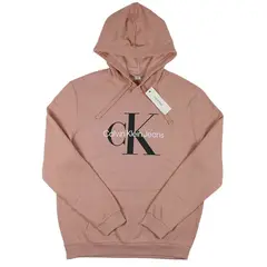 CALVIN KLEIN - SWEATSHIRT MONOLGO JEANS P/O HOODIE CK
