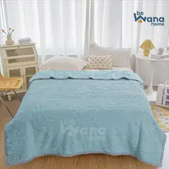 CASATEX - Mantas Lana con Carnero Sherpa 2 Plazas Sky Blue
