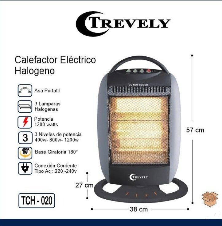 Calefactor Halogeno 1200W -