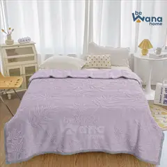 CASATEX - Mantas Lana con Carnero Sherpa 2 Plazas Purple