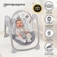 Baby - Mecedora Eléctrica para Bebés «KRIS-IS» Colección Limitada Gray