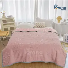CASATEX - Mantas Lana con Carnero Sherpa 2 Plazas Pink