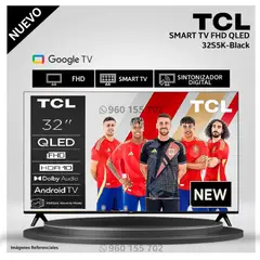 TCL - Televisor Smart TV 32´´ QLED FHD 32S5K Google TV - Modelo Nuevo