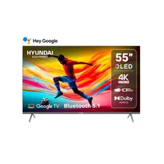 HYUNDAI - Televisor QLED 55" UHD 4K Smart TV Google TV HYLED5529QG