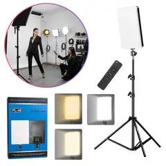 SEISA - Kit Luz LED Panel iluminación de Estudio Fotografía 85W Grabación de Vídeo en vivo Tiktok