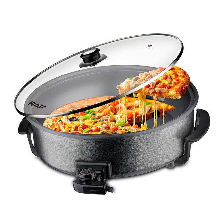 OLLA SARTEN ELECTRICA MULTIFUNCIONAL PARA PIZZA Y MAS