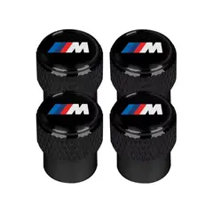 BMW - Tapas válvula M performance set x4 negras para llantas auto