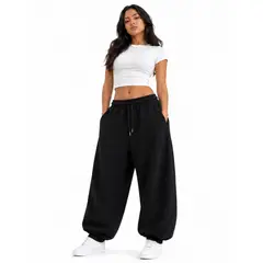 ENKI - Jogger de Franela Mujer - Suave y Cómodo