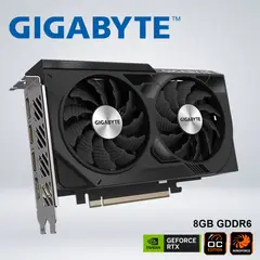 GIGABYTE - TARGETA GRÁFICA - NVIDIA GEFORCE RTX 4060 WINDFORCE OC - 8GB GDDR6, 128-BIT