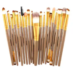 GENERICO - Set de Brochas de Maquillaje Profesional - 20 Piezas