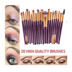 GENERICO - Set de Brochas de Maquillaje Profesional - 20 Piezas