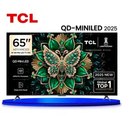 TCL - Televisor Mini LED 65" QD UHD 4K Smart Google TV 65C6KS - Nuevo 2025