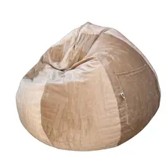 PUFF LIMA - Puff Burbuja Gigante Beige tela Pufflima